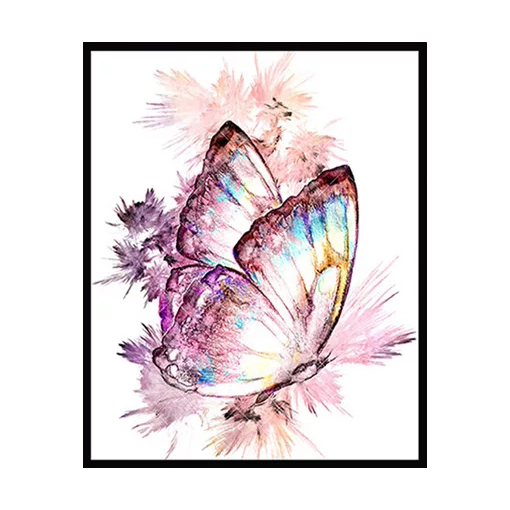 Artistic Paintings Categories: Butterfly abstract painting